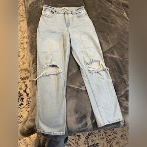 Abercrombie curve love ultra high rise 90s straight